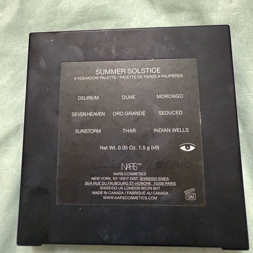 NARS Summer Solstice Eyeshadow Palette 50g - Picture 9 of 9